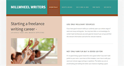 Desktop Screenshot of millwheelwriters.com